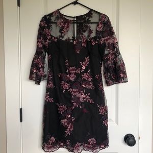 Embroidered White House Black Market dress